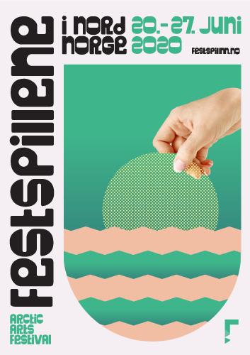 Festspillene i Nord-Norge 2020. Design: Hörður Kristbjörnsson 