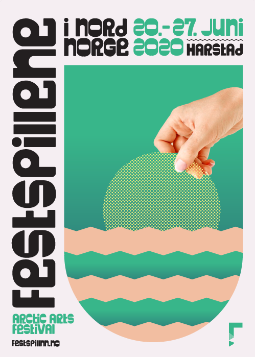 Festspillene i Nord-Norge 2020.Design: Hörður Kristbjörnsson