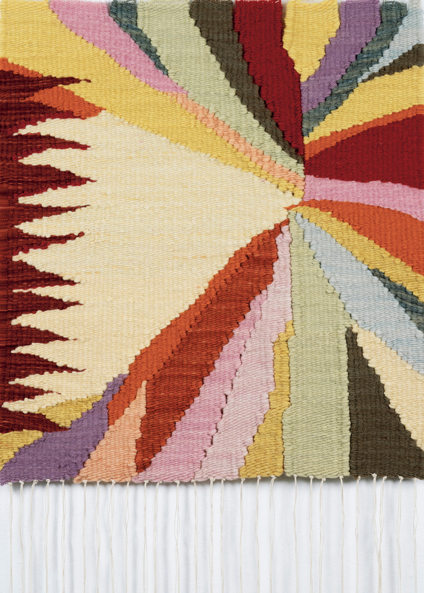 Elin Melbergs vev til Festspillplakaten. Elin Melbergs vev til Festspillplakaten.