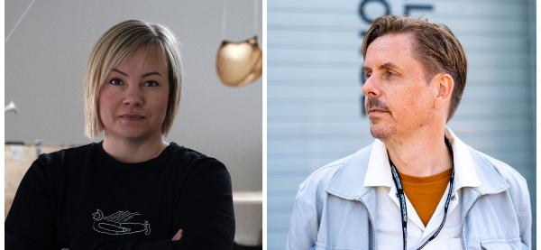 Máret Ánne Sara og Tore Vagn Lid   Foto: Karl Alfred Larsen og Øivind Arvola